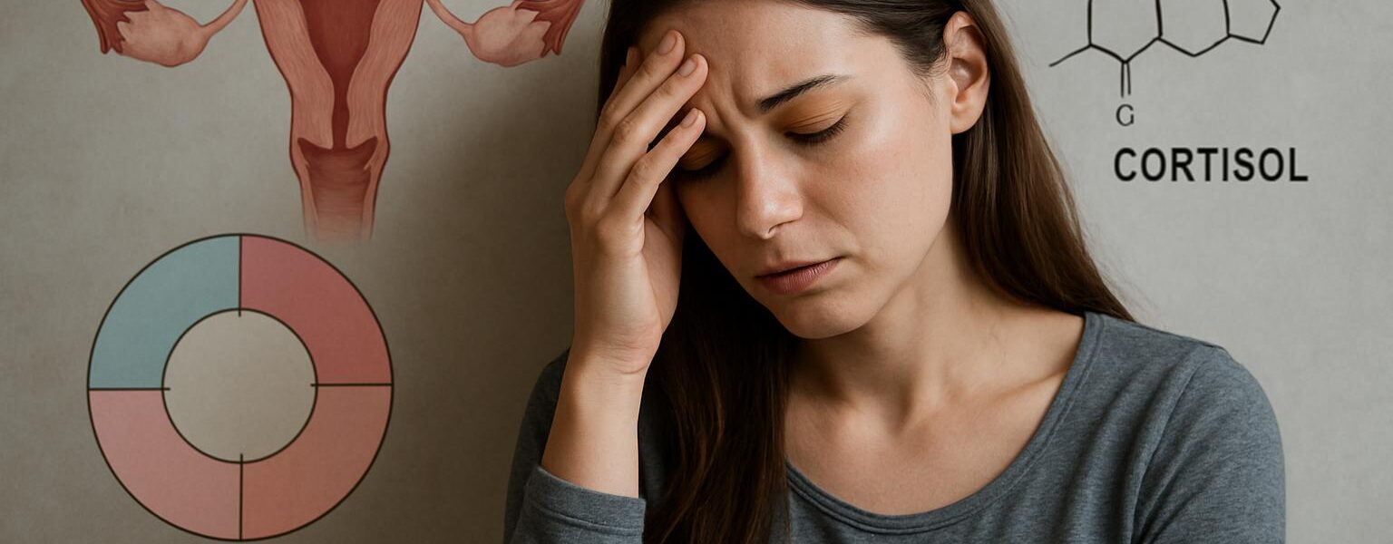 Wpływ przewlekłego stresu na cykl menstruacyjny i kortyzol: praktyczny przewodnik dla kobiet
