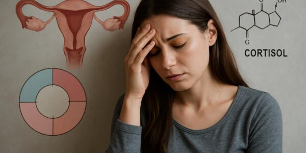 Wpływ przewlekłego stresu na cykl menstruacyjny i kortyzol: praktyczny przewodnik dla kobiet